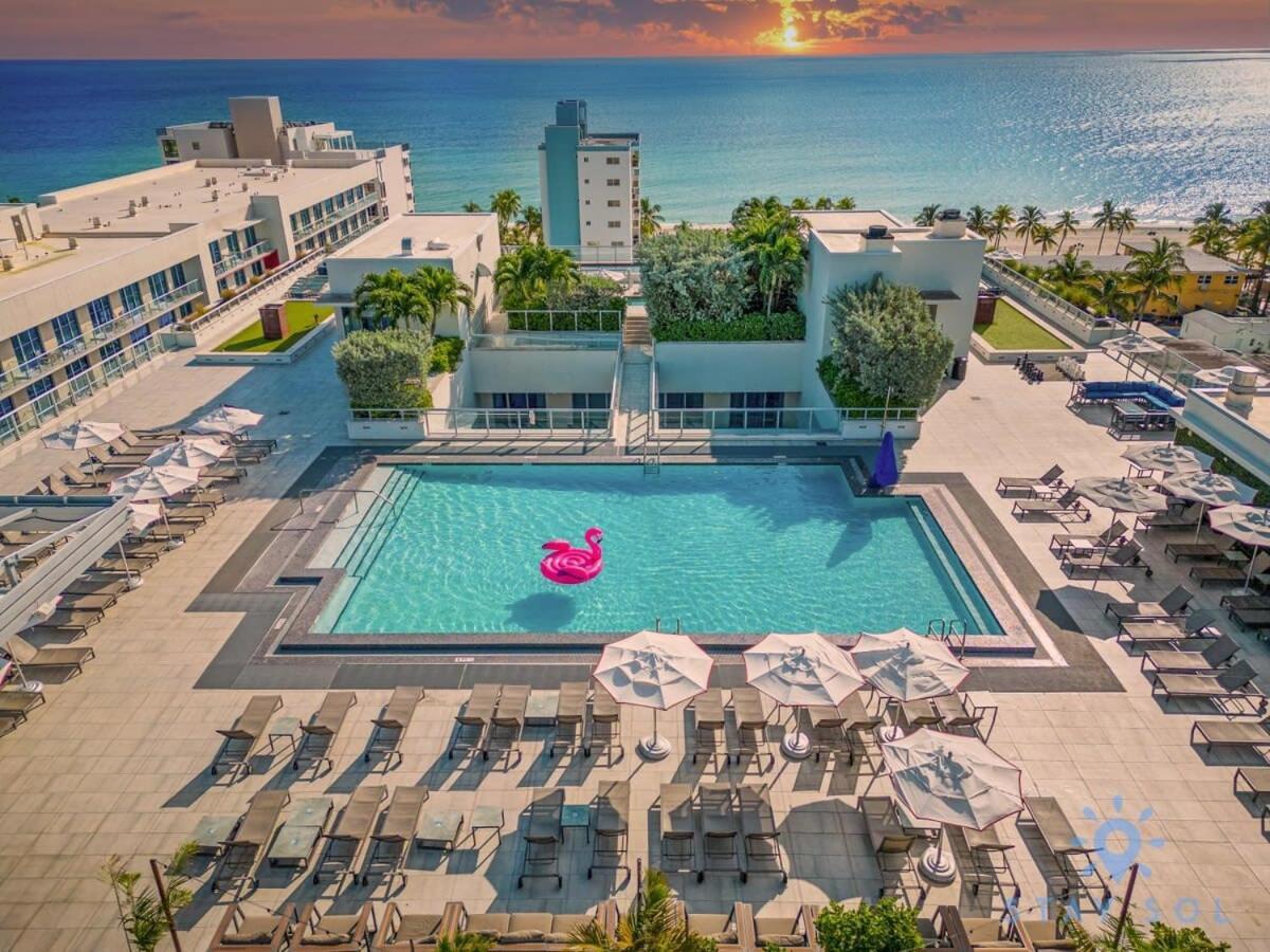 Hollywood Beach Broad - Walk - Amazing Pool - Hot Tub Exterior photo