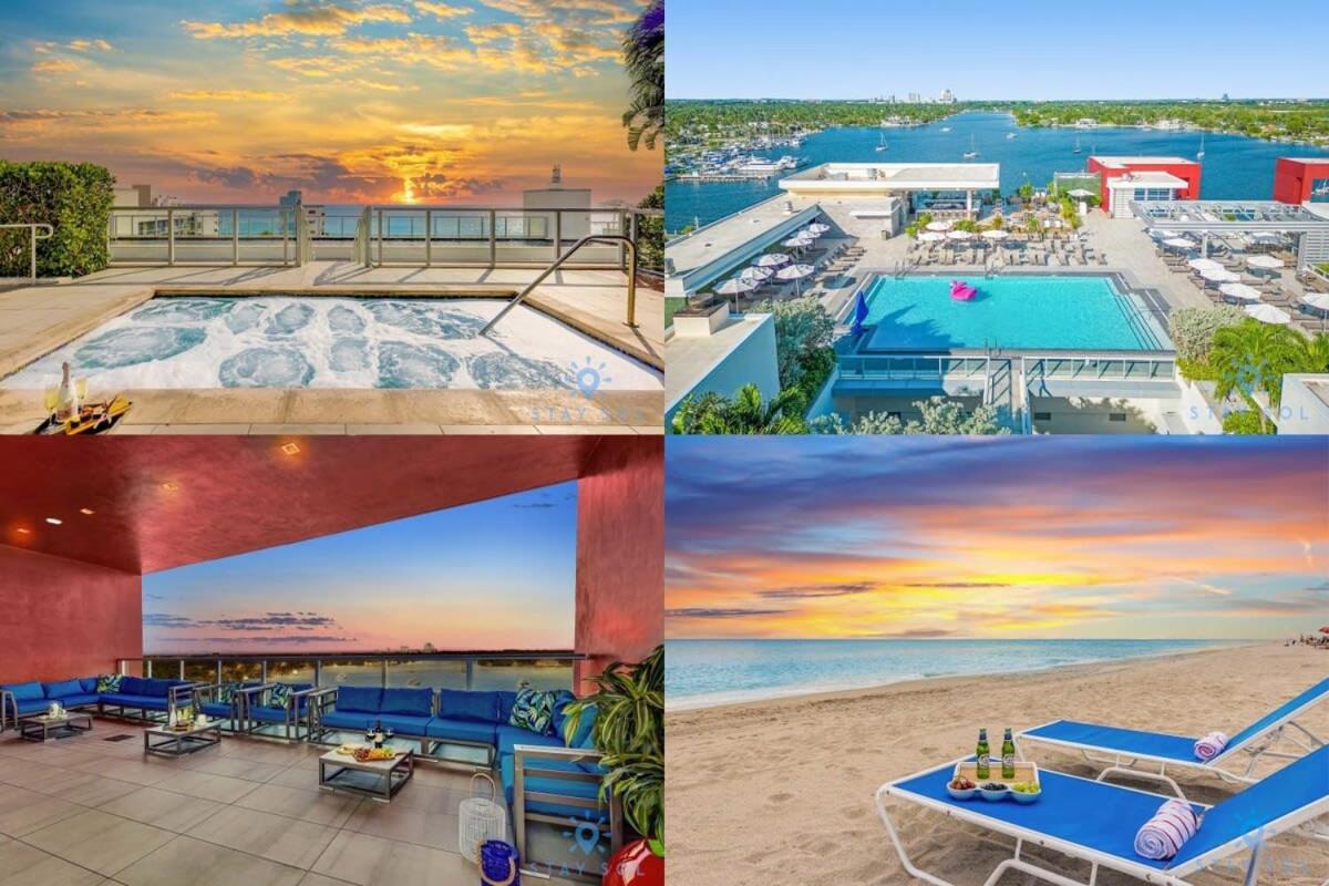 Hollywood Beach Broad - Walk - Amazing Pool - Hot Tub Exterior photo